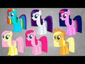 Equestria Девушки Трансформации Mane-НКК власть пони Книжка-раскраска Мой маленький пони для детей