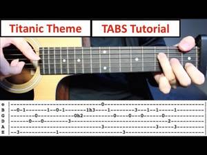 Titanic (My Heart Will Go On) | Fingerstyle Guitar Lesson with TABS on Screen