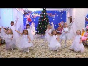 Танец снежинок (Видео  Валерии  Вержаковой)