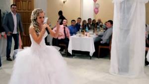 Невеста читает рэп на свадьбе. Йошкар-Ола