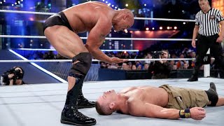 John Cena Vs The rock WWE champion ship match main event wrestlemania 29 HD