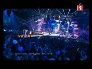 С. Лазарев и др.звезды - Новогодняя песня (Песня года 2012)