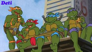 Песня Черепашки ниндзя/Teenage Mutant Ninja Turtles на английском (сериал 1987-1996)