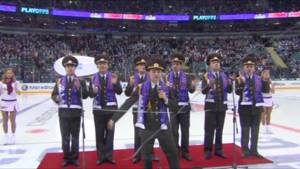 Russian Army Choir - We Will Rock You (SKA hockey)