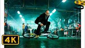 Фрэнк Мартин гонится на Велосипеде за новым Перевозчиком | Перевозчик 3 | 4K ULTRA HD