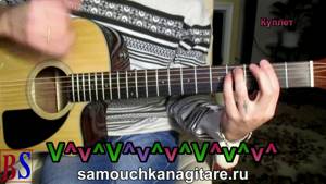 Звенит январская вьюга (кавер) - Видео разбор песни на гитаре, Аккорды