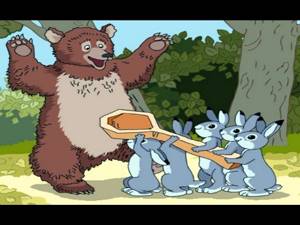 Медведь И Зайцы - Народная Сказка Для Детей На Ночь ♦ #сказка