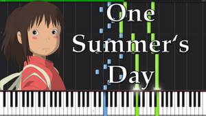 One Summer's Day - Spirited Away [Piano Tutorial] (Synthesia)