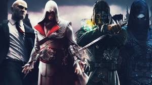 Великая Рэп Битва - Assassin's Creed&Hitman vs. Dishonored&Thief