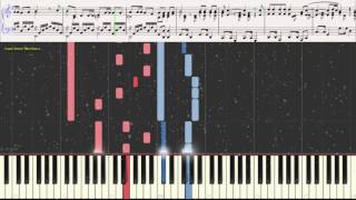 Песенка о снежинке (Ноты и Видеоурок для фортепиано) (piano cover)