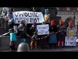 Solidarity with Pussy Riots in Krakow