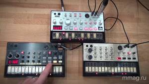  : Синтезаторы Korg Volca Bass, Beats и Keys - видео обзор и демо
