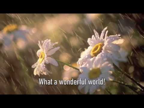 What A Wonderful World - Louis Armstrong - with Lyrics