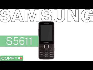 Samsung S5611- стильный телефон камерой на 5 Мп - Видеодемонстрация от Comfy