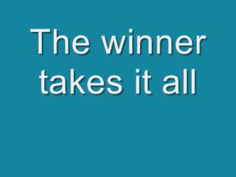 ABBA - The Winner Takes it All Lyrics