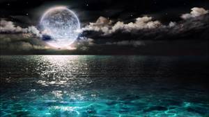 Бетховен Лунная Соната на фоне моря