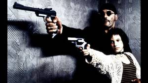Натали Портман и Жан Рено в видеоклипе по мотивам фильма "Леон-Профессионал."