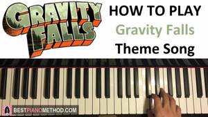 HOW TO PLAY - Gravity Falls Theme Song (Piano Tutorial Lesson)
