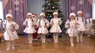 Танец  "Замела метелица город мой...". Новый 2016 год  Старшая группа детсада № 160 г. Одесса