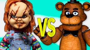 ЧАКИ VS ФРЕДДИ 5 НОЧЕЙ С ФРЕДДИ | СУПЕР РЭП БИТВА | Chucky Doll movie ПРОТИВ 5 Nights At Freddy's